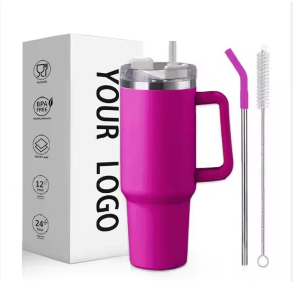 #CoffeeMug #StanleyStyle #InsulatedMug #TravelMug #StainlessSteelMug #ReusableMug #OutdoorGear #HotCoffeeAnywhere #CorporateGifts