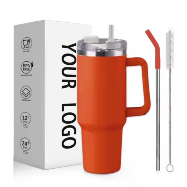 #CoffeeMug #StanleyStyle #InsulatedMug #TravelMug #StainlessSteelMug #ReusableMug #OutdoorGear #HotCoffeeAnywhere #CorporateGifts
