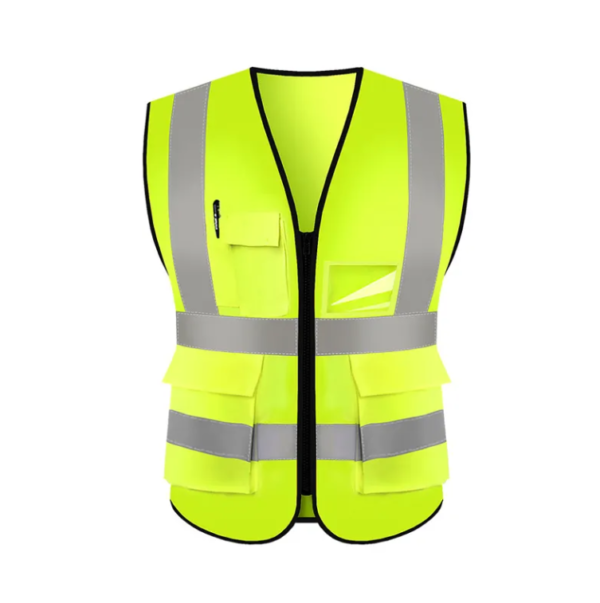 Safety Jacket, #SafetyVest #HighVisibilityGear #ReflectiveVest #ConstructionGear #WorkSafety #RoadworkEquipment #HiVisApparel #PPEGear