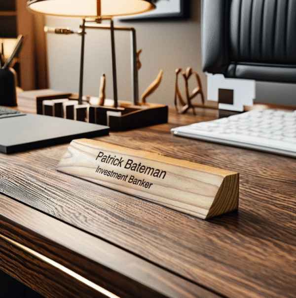 #DeskNameplate #CustomWoodSign #OfficeDecor #PersonalizedGift #ExecutiveStyle #WoodDeskSign #ProfessionalGifts #Nameplate