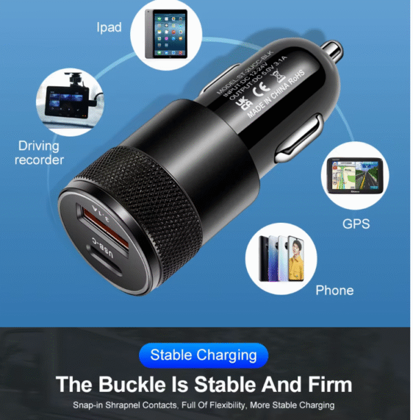 Fast Charging Car Charger iPhone Car Charger CE Certified Car Charger Dual USB Charger Smart IC Charger Premium Phone Charger UAE Car Accessories for iPhone Travel Charger for iPhone iPhone Charging Adapter Car USB Car Plug Fast Charger